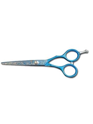 KYONE SCHAAR 58-BT 5.5" MAT TITANIUM MET TRIBAL PRINT BLAUW
