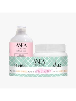 ANEA TECHLINE ACTIE COLOR PROTECTION SHAMOO 450ML + MASKER 450ML