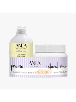 ANEA TECHLINE ACTIE CURL POWER SHAMOO 450ML + MASKER 450ML