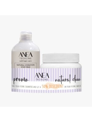 ANEA TECHLINE ACTIE NATURAL HYDRATION SHAMOO 450ML + MASKER 450ML