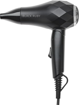 EFALOCK TRAVEL DIAMOND MINI FÖHN BLACK RUBY