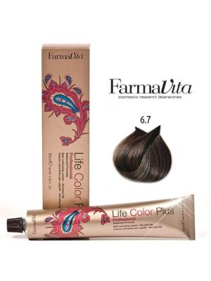 FARMAVITA LIFE COLOR PLUS 100ML / 6.7 DONKER BRUIN BLOND