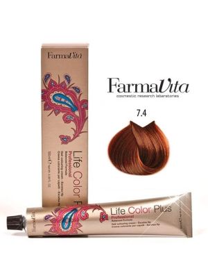 FARMAVITA LIFE COLOR PLUS 100ML / 7.4 KOPER BLOND