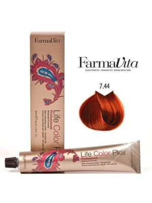FARMAVITA LIFE COLOR PLUS 100ML / 7.44 INTENSE KOPER BLOND