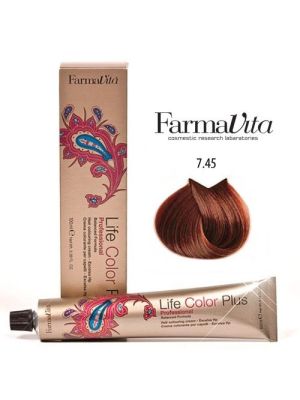 FARMAVITA LIFE COLOR PLUS 100ML / 7.45 KOPER MAHONIE BLOND