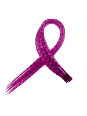 FIBRE HAIREXTENSIONS GRIZZLY MAGENTA / 5 STUKS