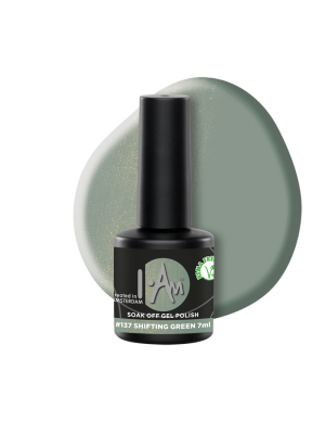 I.AM SYSTEMS SOAK OFF GEL POLISH 7ML #137 SHIFTING GREEN - TPO VRIJ