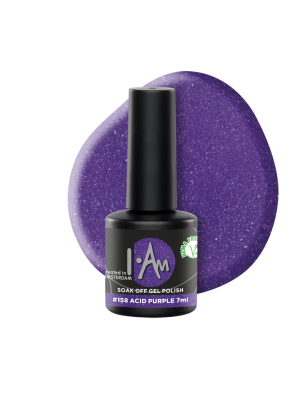 I.AM SYSTEMS SOAK OFF GEL POLISH 7ML #158 ACID PURPLE - TPO VRIJ