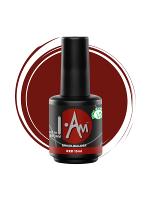 I.AM SYSTEMS BRUSH BUILDER 15ML RED