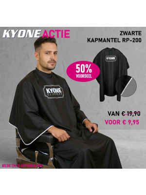 KYONE AANBIEDING ZWARTE KAPMANTEL