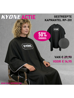 KYONE AANBIEDING GESTREEPTE KAPMANTEL