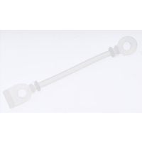 SIBEL PERMANENT ELASTIEKJES VERSTERKT SILICONEN KORT ROND / 50 STUKS