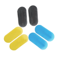 HAIR GRIPPERS 6 STUKS / 2xZWART 2xBLAUW 2xGEEL