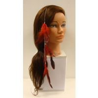 CLIP-IN FEATHER EXTENSION KETTING VEREN ROOD