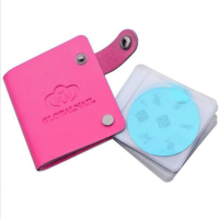 NAIL ART STEMPEL PLAATJES ORGANIZER FUCHSIA