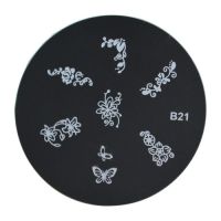 NAIL ART STEMPEL PLAATJE / B21