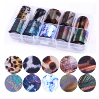 NAGEL FOLIE SET 10 ROLLETJES / KLEUR 11