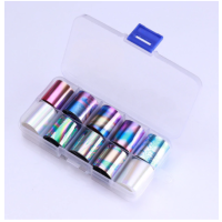 NAGEL FOLIE SET 10 ROLLETJES / KLEUR 2