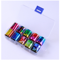 NAGEL FOLIE SET 10 ROLLETJES / KLEUR 3