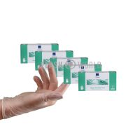 5x ABENA HANDSCHOENEN VINYL POEDERVRIJ MAAT S - TRANSPARANT 100 st.