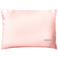 BALMAIN SILK PILLOW CASE PINK LIMITED EDITION
