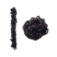 ELASTISCH VOLUME HAARSTUK T1057 / DONKER BRUIN