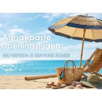 AANGEPASTE OPENINGSTIJDEN WEGENS DE ZOMERPERIODE 2026