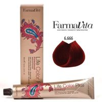 FARMAVITA LIFE COLOR PLUS 100ML / 6.666 DONKER CARMINE ROOD BLOND