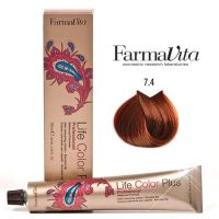 FARMAVITA LIFE COLOR PLUS 100ML / 7.4 KOPER BLOND