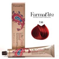 FARMAVITA LIFE COLOR PLUS 100ML / 7.66 INTENS ROOD BLOND