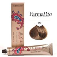 FARMAVITA LIFE COLOR PLUS 100ML / 8.03 WARM LICHT BLOND