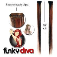 Hairaisers Funky Diva Clip In Extensions / Auburn