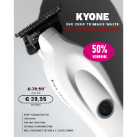 KYONE AANBIEDING 360 ZERO TRIMMER WIT MET 50% KORTING