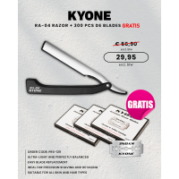 KYONE AANBIEDING RA-04 RAZOR + GRATIS 300 STUKS DE-BLADES