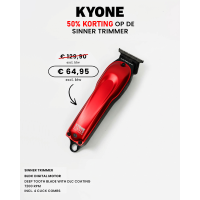 KYONE AANBIEDING SINNER TRIMMER MET 50% KORTING