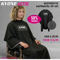 KYONE AANBIEDING GESTREEPTE KAPMANTEL