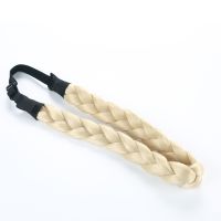 VLECHT HAARBAND 2,5 CM BREED / BLOND