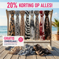 ZOMER ACTIE DAGEN: 20% KORTING OP ALLES + GRATIS ZOMERSJAAL KORTINGSCODE: ZOMER20