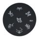 NAIL ART STEMPEL PLAATJE / B01