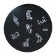 NAIL ART STEMPEL PLAATJE / B20