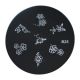NAIL ART STEMPEL PLAATJE / B25