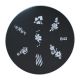 NAIL ART STEMPEL PLAATJE / B42