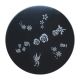 NAIL ART STEMPEL PLAATJE / B91