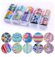 NAGEL FOLIE SET 10 ROLLETJES / KLEUR 7