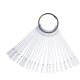 KLEURENRING NAGELS TRANSPARANT 24 TIPS