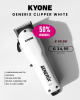 KYONE AANBIEDING GENERIX CLIPPER WIT MET 50% KORTING