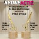 KYONE AANBIEDING: SCHAAR 710 GOLD 5.5
