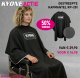 KYONE AANBIEDING GESTREEPTE KAPMANTEL
