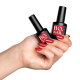 BO.Nail bo-soakable-gel-polish Hand holding Bottles. 001 Just Red