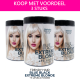 TRENDY HAIR BLUE BLACK BLONDEERPOEDER 500 GRAM - 3 STUKS VOORDEEL AANBIEDING!